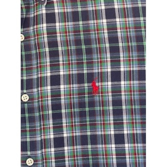 Ralph Lauren Men's Plaid Button Down Shirt Long‎ Sleeve Small - Picture 3 of 8